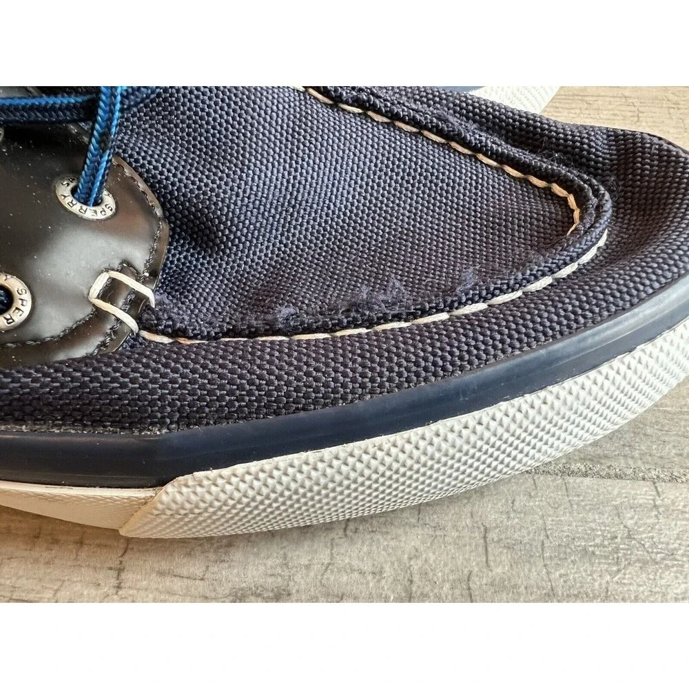 Sperry Top-Sider Men's Size 13 M Bahama 2-Eye Navy Blue Boat Shoes STS13135